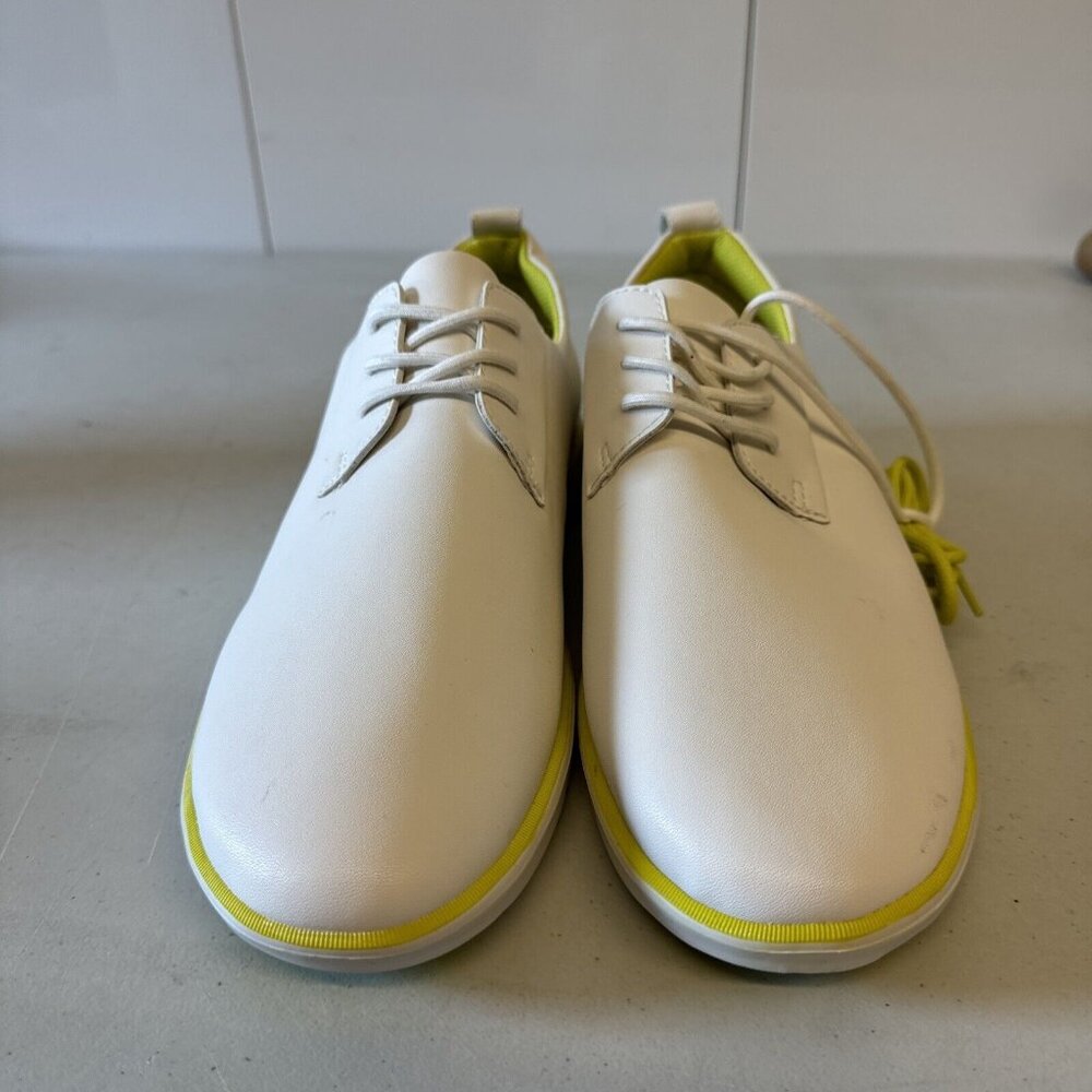 Ponto‎ The Pacific Casual Dress Shoes Lightweight in White Citrine Size 9.5